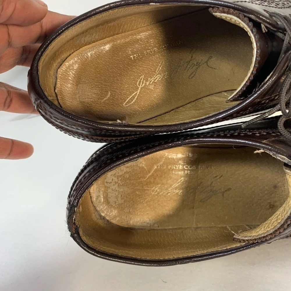 Frye Oxford Shoes Brown Leather Size 10
